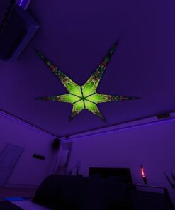 AE - Trippy-Alien – 6 Petals Canopy Set - UV-Reactive Flurescent Ceiling Decoration - 3D-Preview