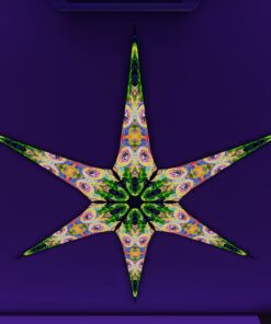 BR-Mind-Tunnel – 6 Petals Canopy Set - UV-Reactive Flurescent Ceiling Decoration - 3D-Preview