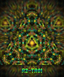 R2-TR01 - UV-Reactive Fluorescent Triangle - Design Preview