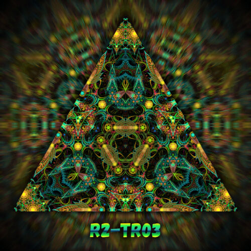 R2-TR03 - UV-Reactive Fluorescent Triangle - Design Preview