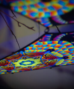 VN-Radiance – 6 Petals Canopy Set - UV-Reactive Flurescent Ceiling Decoration - 3D-Preview