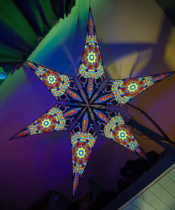 VN-Radiance – 6 Petals Canopy Set - UV-Reactive Flurescent Ceiling Decoration - 3D-Preview