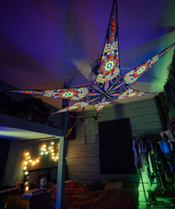 VN-Radiance – 6 Petals Canopy Set - UV-Reactive Flurescent Ceiling Decoration - 3D-Preview