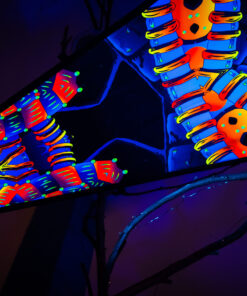 VN-Spine – 6 Petals Canopy Set - UV-Reactive Flurescent Ceiling Decoration - 3D-Preview