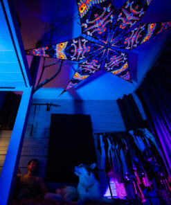 VN-Spine – 6 Petals Canopy Set - UV-Reactive Flurescent Ceiling Decoration - 3D-Preview