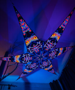 VN-Spine – 6 Petals Canopy Set - UV-Reactive Flurescent Ceiling Decoration - 3D-Preview
