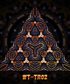 WT-TR02 - UV-Reactive Fluorescent Triangle - Design Preview