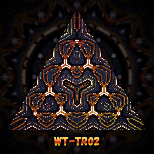 WT-TR02 - UV-Reactive Fluorescent Triangle - Design Preview