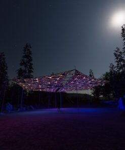 WT-TR02 - 6 Triangles Canopy Set - UV-Reactive Flurescent Ceiling Decoration - 3D-Preview