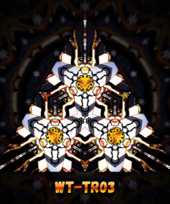 WT-TR03 - UV-Reactive Fluorescent Triangle - Design Preview