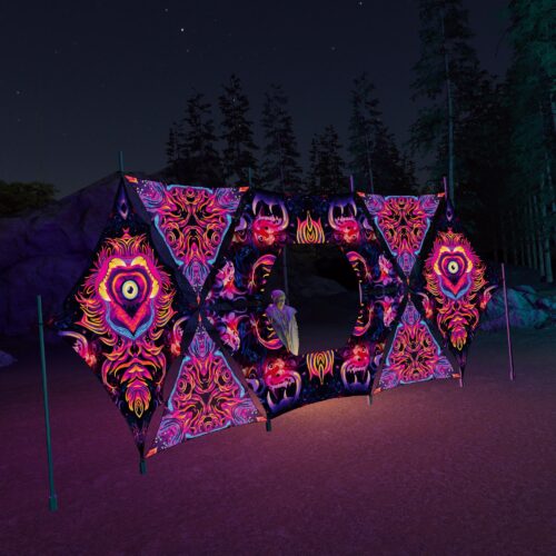 Enchanted Shadows - Donut DJ-Stage - V3 - 3D-Preview