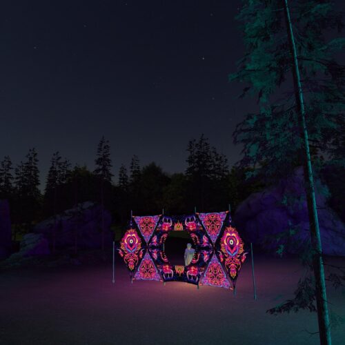 Enchanted Shadows - Donut DJ-Stage - V3 - 3D-Preview