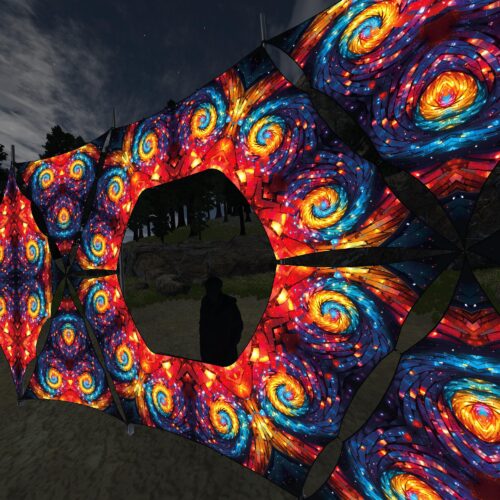 Endless Vortex - Donut DJ-Stage - V3 - 3D-Preview