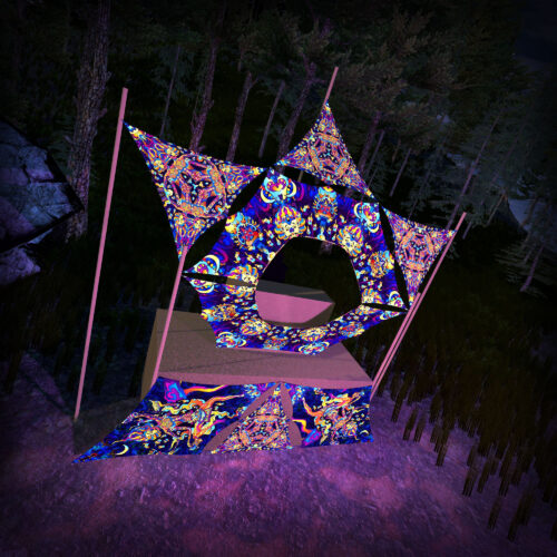 Kali in Acidland - Donut DJ-Stage - V1 - 3D-Preview