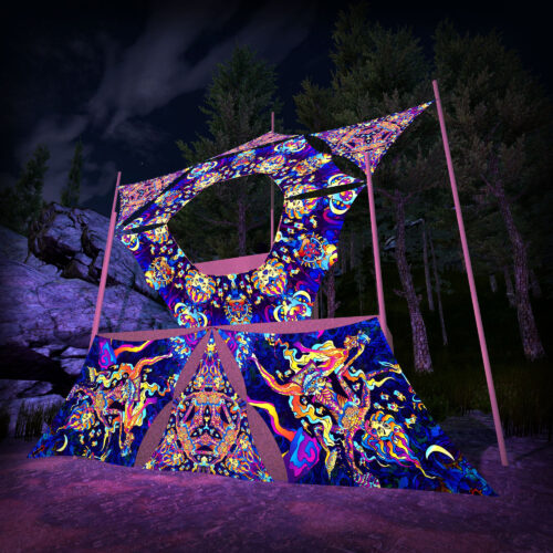 Kali in Acidland - Donut DJ-Stage - V1 - 3D-Preview