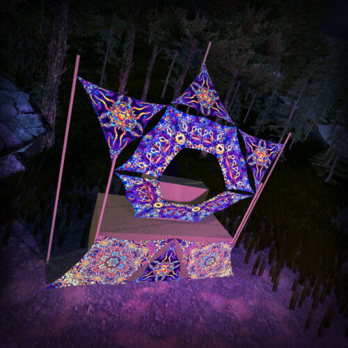 Kali in Acidland - Donut DJ-Stage - V2 - 3D-Preview