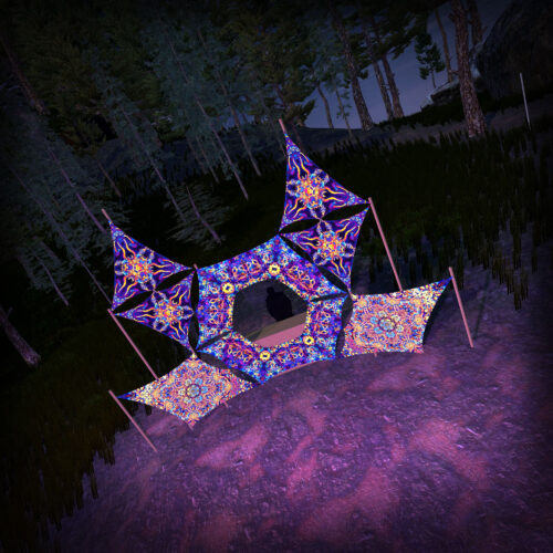 Kali in Acidland - Donut DJ-Stage - V2 - 3D-Preview