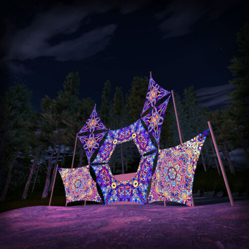 Kali in Acidland - Donut DJ-Stage - V2 - 3D-Preview