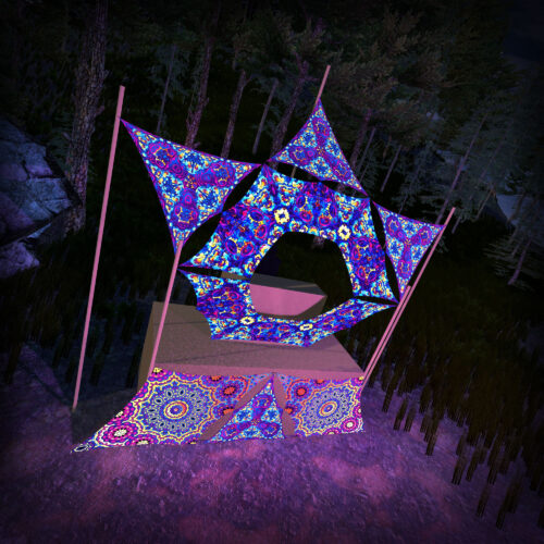 Kali in Acidland - Donut DJ-Stage - V3 - 3D-Preview