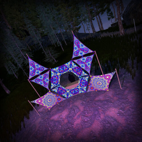 Kali in Acidland - Donut DJ-Stage - V3 - 3D-Preview