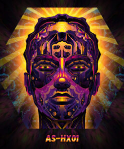 AS-HX01 - UV-Reactive Fluorescent Hexagon - Design Preview