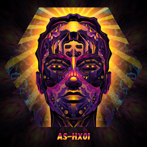 AS-HX01 - UV-Reactive Fluorescent Hexagon - Design Preview