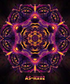 AS-HX02 - UV-Reactive Fluorescent Hexagon - Design Preview