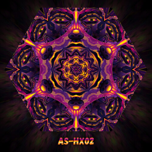 AS-HX02 - UV-Reactive Fluorescent Hexagon - Design Preview