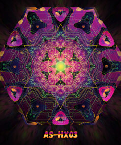 AS-HX03 - UV-Reactive Fluorescent Hexagon - Design Preview