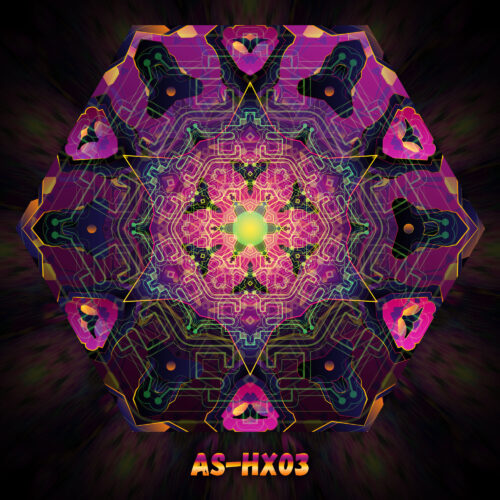 AS-HX03 - UV-Reactive Fluorescent Hexagon - Design Preview