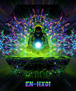 EN-HX01 - UV-Reactive Fluorescent Hexagon - Design Preview