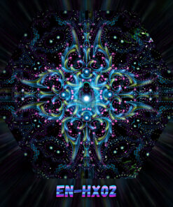 EN-HX02 - UV-Reactive Fluorescent Hexagon - Design Preview