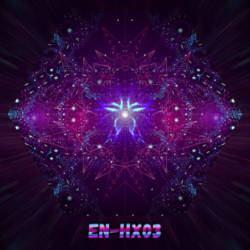 EN-HX03 - UV-Reactive Fluorescent Hexagon - Design Preview