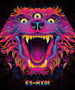 ES-HX01 - UV-Reactive Fluorescent Hexagon - Design Preview