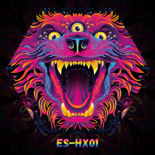 ES-HX01 - UV-Reactive Fluorescent Hexagon - Design Preview