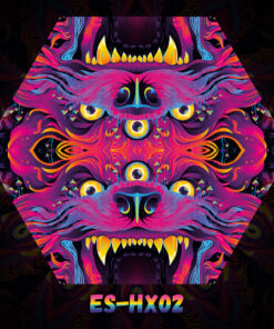 ES-HX02 - UV-Reactive Fluorescent Hexagon - Design Preview