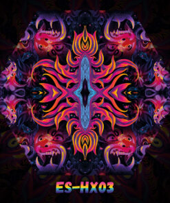 ES-HX03 - UV-Reactive Fluorescent Hexagon - Design Preview