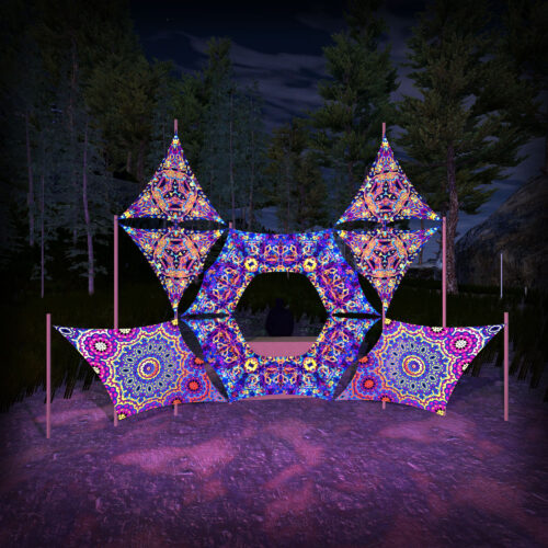 Kali in Acidland - Donut DJ-Stage - V5 - 3D-Preview