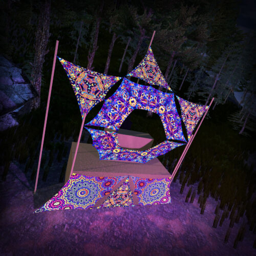 Kali in Acidland - Donut DJ-Stage - V5 - 3D-Preview