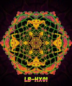 LB-HX01 - UV-Reactive Fluorescent Hexagon - Design Preview