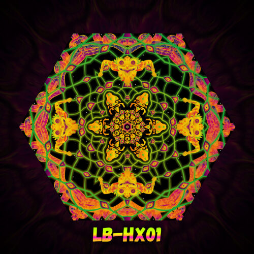 LB-HX01 - UV-Reactive Fluorescent Hexagon - Design Preview
