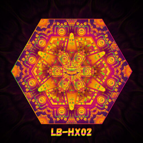LB-HX02 - UV-Reactive Fluorescent Hexagon - Design Preview