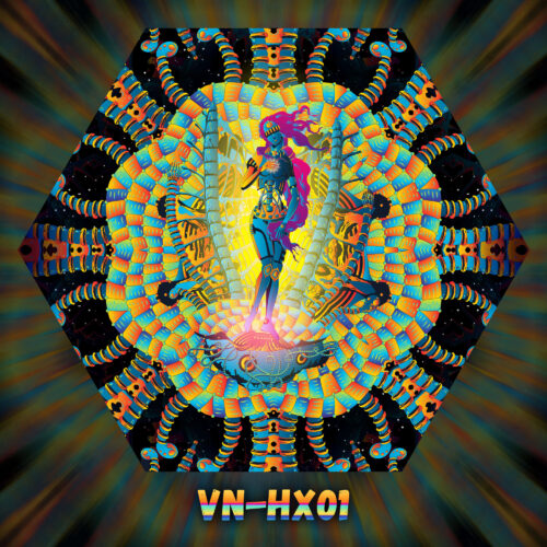 VN-HX01 - UV-Reactive Fluorescent Hexagon - Design Preview