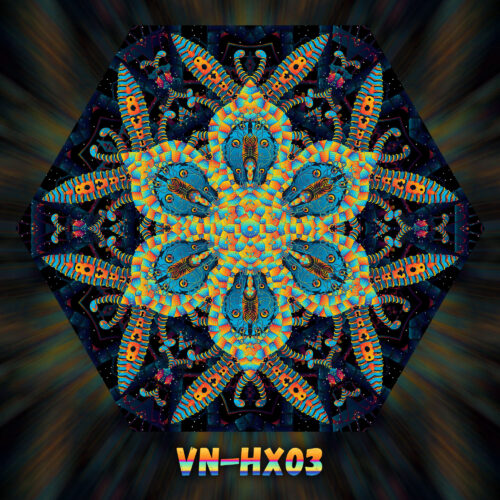 VN-HX03 - UV-Reactive Fluorescent Hexagon - Design Preview