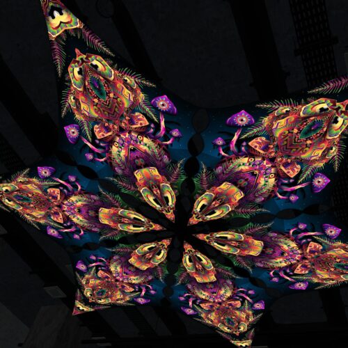 Fungal Rift - FR-DM01 - 6 UV-Diamonds Canopy - 3D-Preview