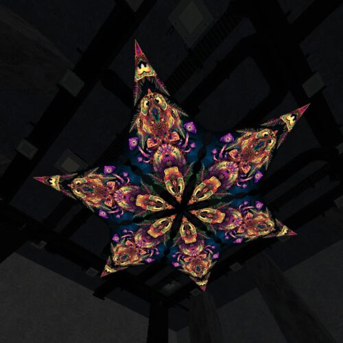Fungal Rift - FR-DM01 - 6 UV-Diamonds Canopy - 3D-Preview