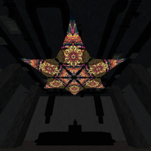 Fungal Rift - FR-DM02 - 6 UV-Diamonds Canopy - 3D-Preview