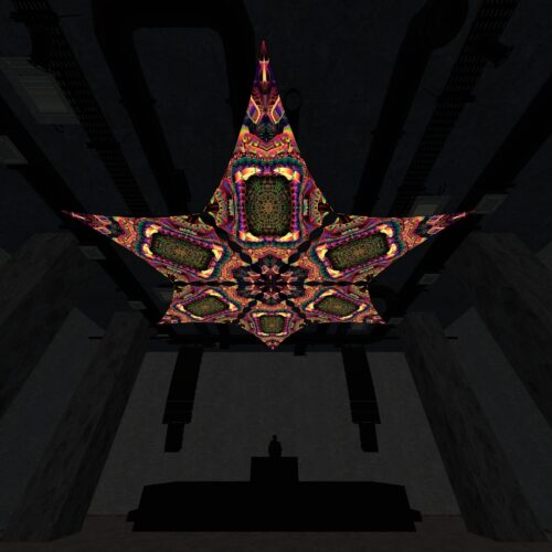 Fungal Rift - FR-DM03 - 6 UV-Diamonds Canopy - 3D-Preview