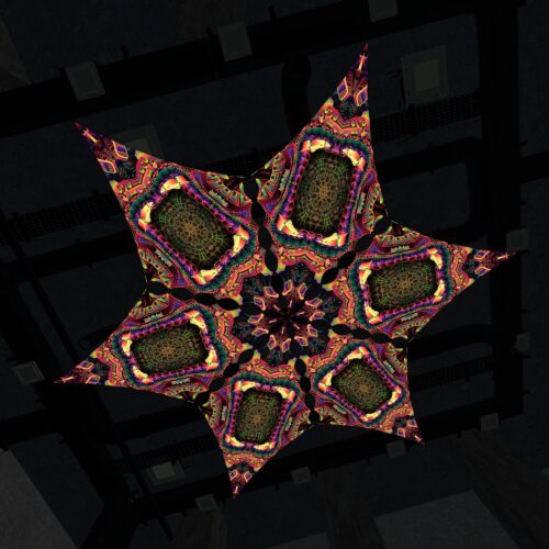 Fungal Rift - FR-DM03 - 6 UV-Diamonds Canopy - 3D-Preview