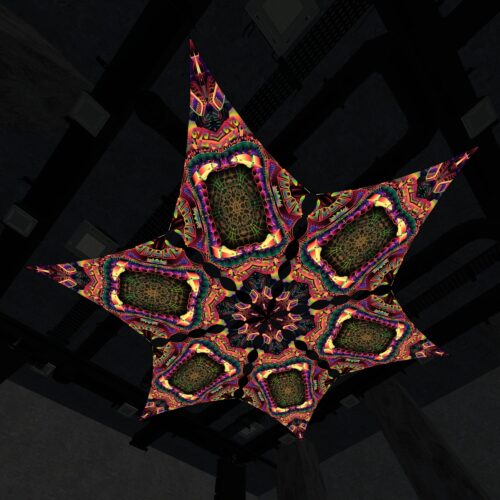 Fungal Rift - FR-DM03 - 6 UV-Diamonds Canopy - 3D-Preview